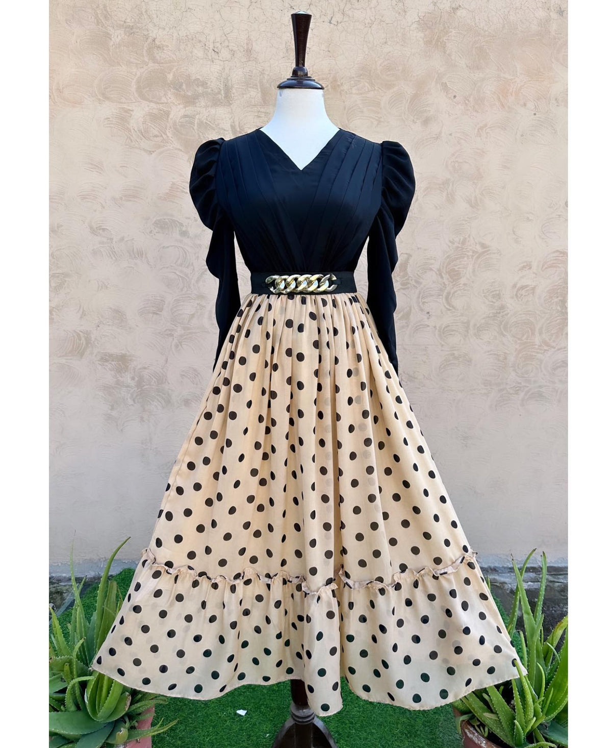 Polka Dot Elegance Ensemble