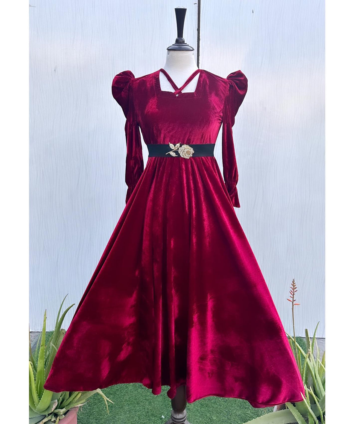 Velvet Elegance Frock