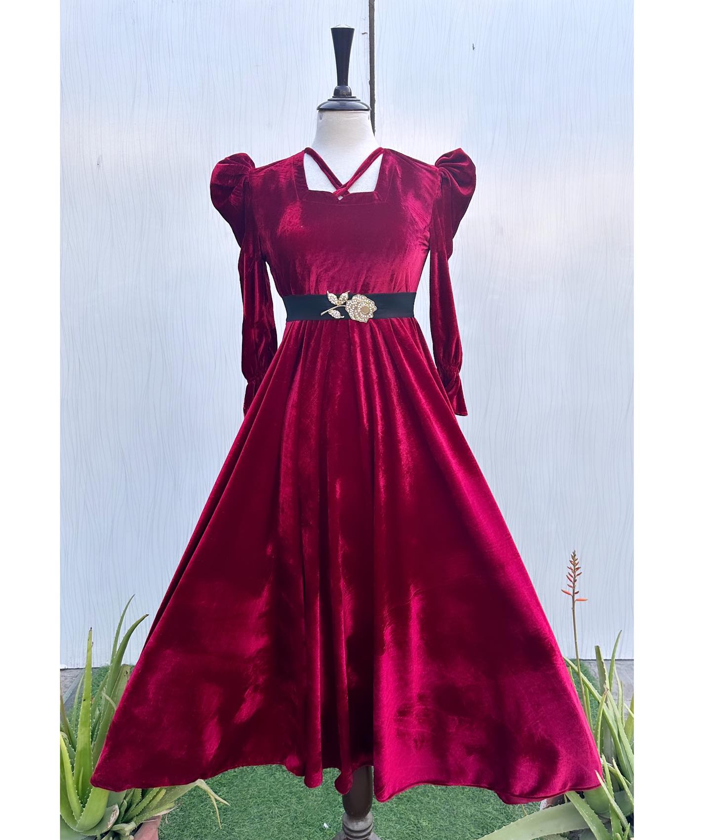 Velvet Elegance Frock