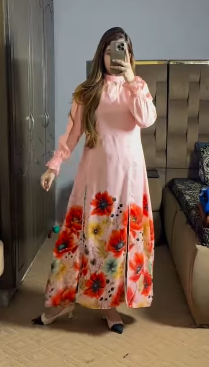 Flowing Floral Maxi Dress