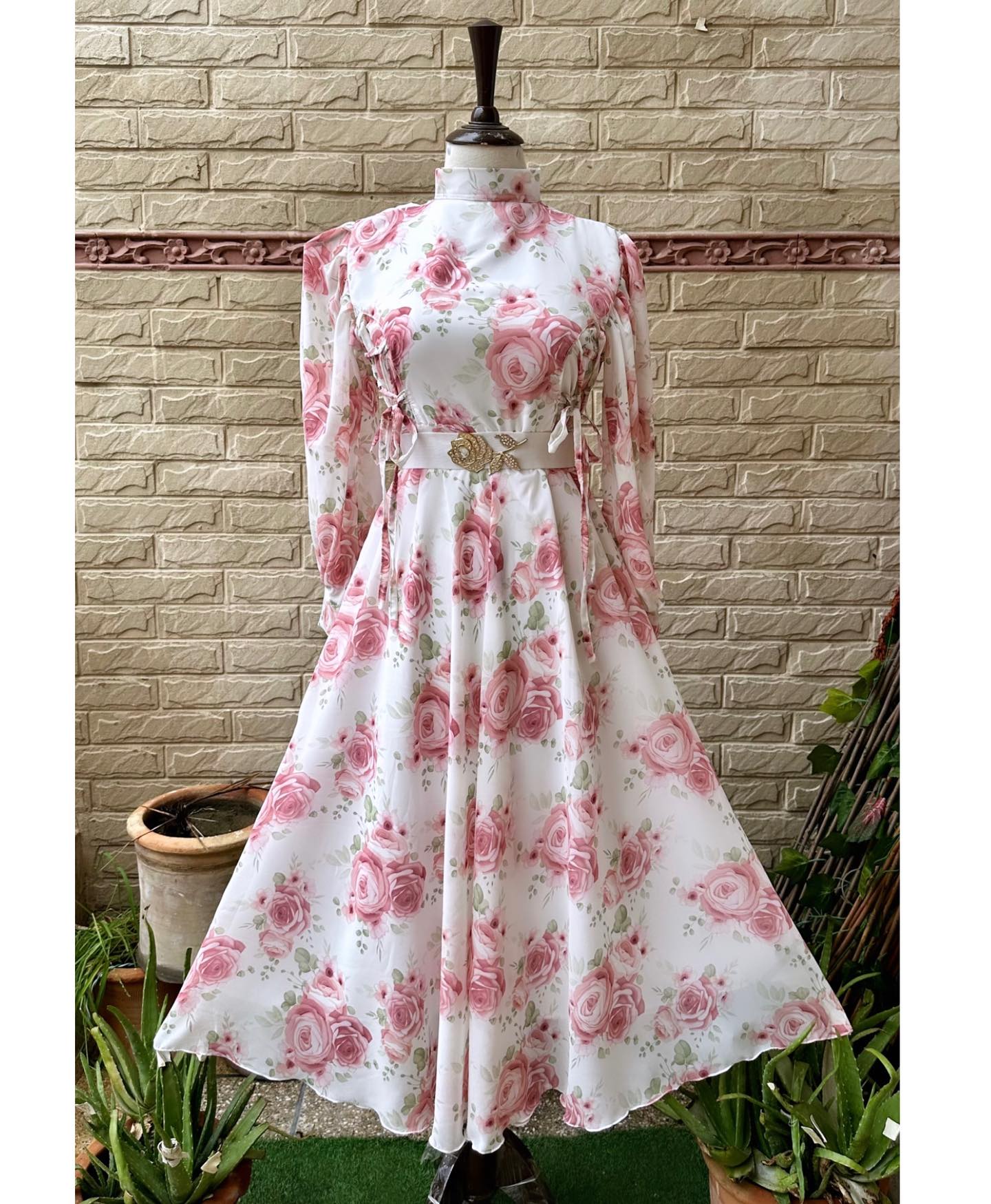 Chiffon Dori Style Frock