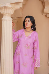 Lilac Luxury Embroidered 2-Piece Lawn Suit