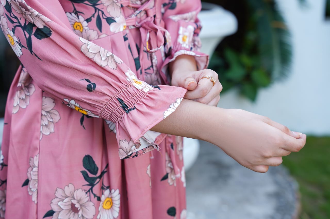 Italian Cotton Floral Frock